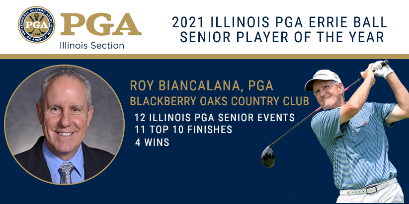Biancalana Wins Illinois PGA Errie Ball Senior Player of the Year Award