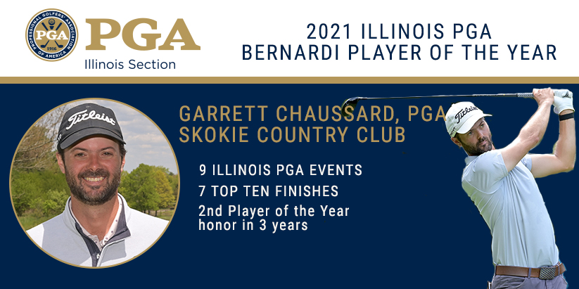 Chaussard Captures 2021 Illinois PGA Bernardi Player of the Year Award